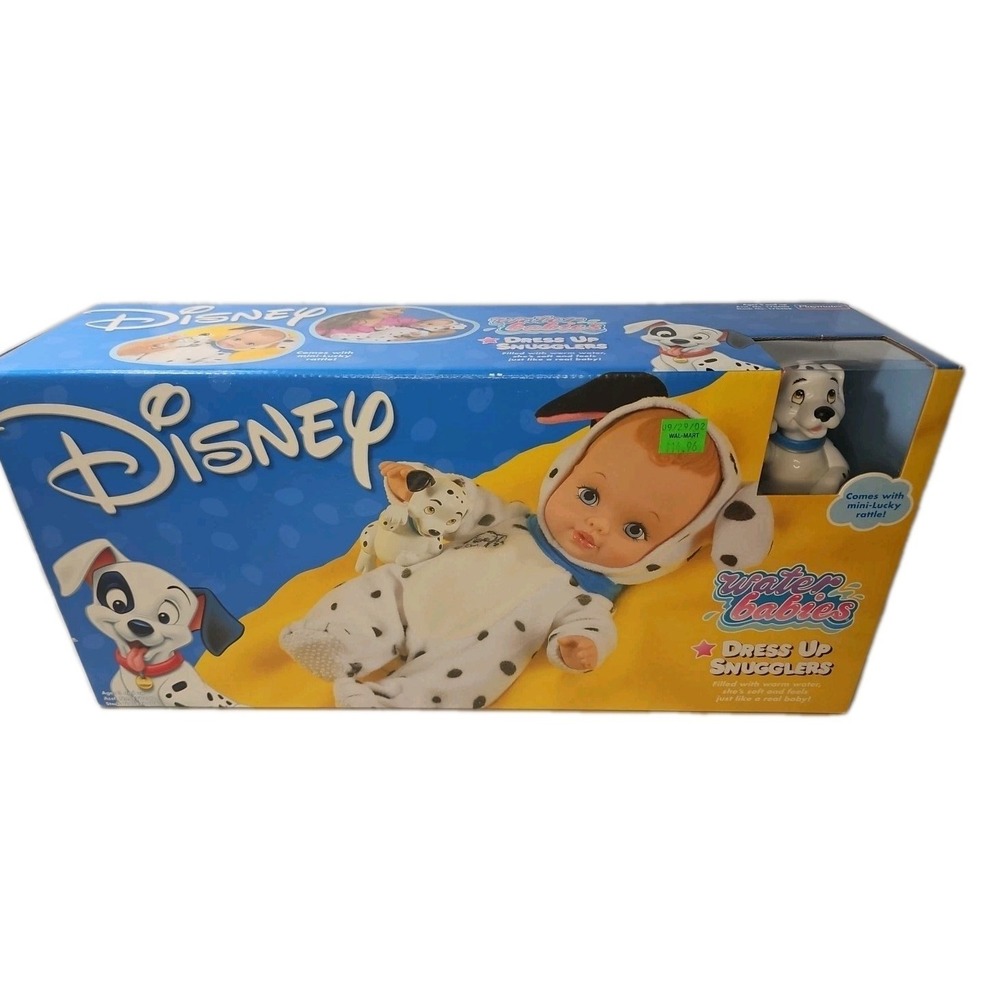 RARE Disney Lauer‎ Water Babies 101 Dalmation Vtg blue Eyes Brown Hair Lucky Dog